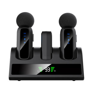 ไมโครโฟนไร้สายแบบหนีบปกเสื้อ ลดเสียงรบกวน พกพาสะดวก พร้อมหัวต่อ Type-C สำหรับ iPhone15 16 และ Android สำหรับบันทึกวิดีโอ