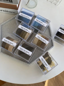 Set Hair Rope Durable Base Base Towel Rubber Band