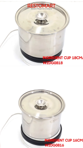 Tempat Bumbu 1500 ml / Ingredient Cup 16 cm RESTOMART Stainless (2919017)(F8)