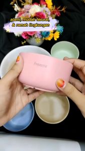 Mangkok Makan Set 4 Pcs Tahan Panas Wheat Straw Bowl Microwave Warna Warni Baby Bowl