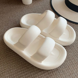 Thin Stripe Summer Sweet Cool XINGX Sandals Online Influencer Fashion Outwear Shit Feeling Raise the Bottom Double Strap Slippers for Women