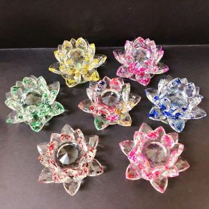 Fengshui Crystal Lotus Flower Lucky Charm