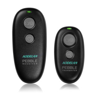 รีโมทคอนโทรลกล้อง Pebbleตัวปล่อยชัตเตอร์เชื่อถือได้ไร้สายเดี่ยวและถ่ายภาพต่อเนื่องความล่าช้าการถ่ายภาพหลอดไฟสำหรับ Canon Nikon Sony Olympus Panasonicกล้องดิจิตอล Fujifilmเซลฟี่ไร้กระจกการควบคุมชัตเตอร์ทางไกล