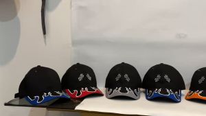 Topi Baseball Distro Cap Flame Racing Bendera Terbaru 2025 Hat Pria Dan Wanita Kekinian Cotton Drill