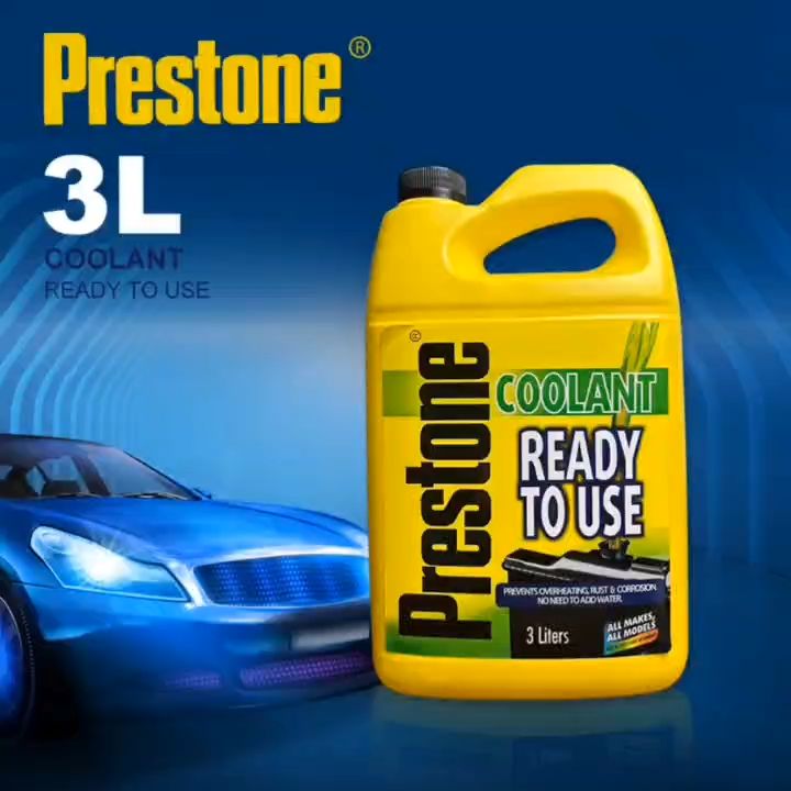 Prestone Coolant Ready To Use 3L For car and motorcycle radiator /zic