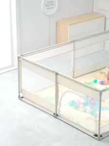 Playpen for Baby Foldable Protector Stainless Steel Frame Indoor Play Fence