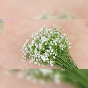 1Pcs Babys Breath Christmas Floral Picks 17" Gypsophila Artificial Flowers Christmas Tree Picks and Sprays White Xmas Tree Decorations for Wedding Xmas Wreaths DIY Craft Decor