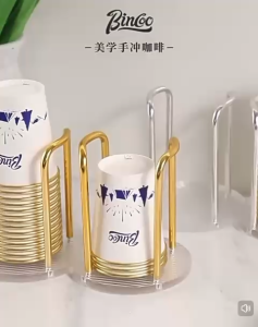 {NEW ARRIVAL} Kitchen Paper Cup Holder/Water Cup Tea Cup Dispenser Rack/Multi-functional Home Coffee Cup Holder