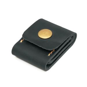 PU Leather Guitar Pick Case Picks Storage Pouch Box With Large Capacity Durable Guitar Pick Holder Gift