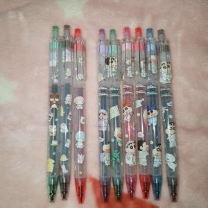 Translucent Sanrio and Crayon Shin-Chan 0.5mm colored pen