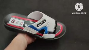 KITO รองเท้าแตะลำลองของผู้ชาย รองเท้าผู้ชายแบบคาดหน้างานสวย รองเท้าแบบสวมงานสวย ใส่ทนนาน ราคาถูก  รุ่น9008-สีดำ สีขาว