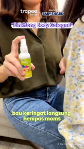 Tropee Bebe x Baby Shark - Body Cologne Parfum Bayi 60ml - Parfum Bayi dan Anak