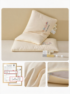 KAMONI | Toddler Sleep Pillow 1-3 Years Old Removable & Washable Pure Cotton