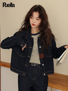 puella | Fashion Retro Style Denim Short Jacket
