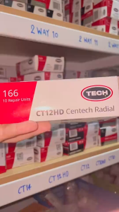 TECH CT12 HD แผ่นปะยาง 70 x 115 มม. 1 กล่อง 10 แผ่นปะยางเรเดียล แผ่นปะซ่อมแผลยาง รถยนต์ รถบรรทุก