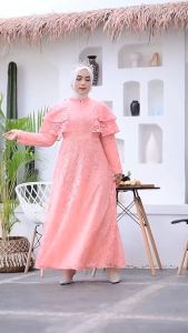GAMIS BUSUI KARMILA BRUKAT TULANG PREMIUM/ BAJU KONDANGAN SERAGAM PESTA LEBARAN MEWAH