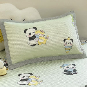 Vỏ Gối Lụa Băng Mùa Hè Cho Trẻ Em Mẫu Giáo Vỏ Gối Treo Cho Trẻ Em 30x50cm Vỏ Lót Lông Cừu Bên Trong