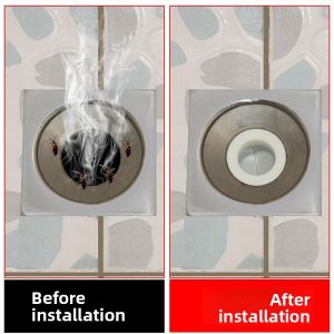 gumahus | Stainless Steel Small Diameter Odor Blocking Floor Drain Core