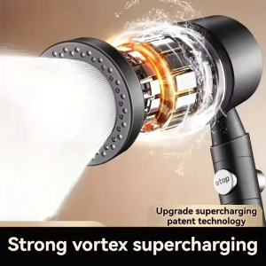 5-mode New High Pressure Water-saving Filter Shower Head Handheld Shower Head One-button Stop Bathroom Accessories Set