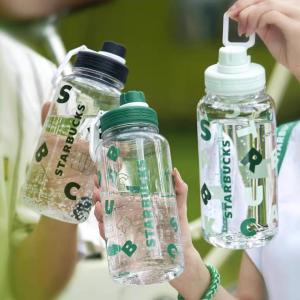 Starbucks Official Exclusive Sporty Style Water Bottle 1L Large Capacity Fresh Design