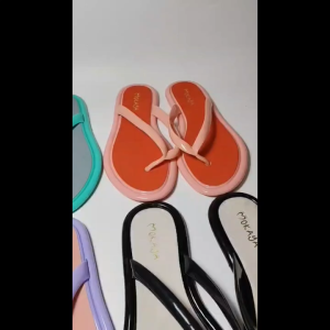 Sandal Karet Japit Wanita Teplek Polos simple MKY 234-06 37-41