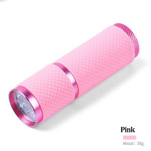 Mini 9 LED Flashlight Nail Dryer UV Light Lamp For Gel Polish Manicure Nail Art Tools Hand Held Fast Drying Machine Portable