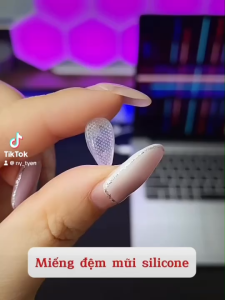 Miếng dán đệm mũi cho kính cận chất liệu silicone bề mặt nhám