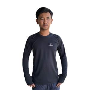 Kazbek Baselayer Baju Manset Olahraga Hiking Running Outdoor Lengan Panjang Baselayer Pria Wanita Quick Dry