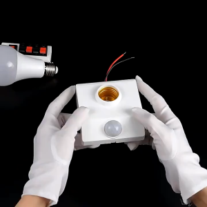 360 Degrees Human Induction Motion Sensor Night Lamp Socket Base E27 Automatic Switch Light Sensor