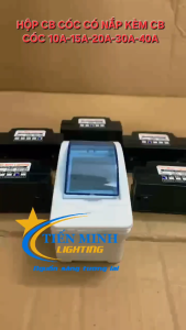 [Giá rẻ] Bộ sản phẩm CB cóc (cầu dao an toàn) 10A-15A-20A-30A-40A kèm hộp đựng CB cóc có nắp gắn nổi