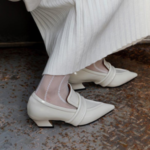 CAIZINI | Leather French Vintage Loafer Shoes