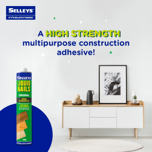 SELLEYS - LIQUID NAILS 75G MULTIPURPOSE ADHESIVE | FAST CURE | STRONG BOND | WEATHER RESISTANT