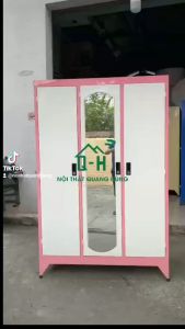 TỦ SẮT 3 CÁNH 1M8 X 1M2 TĨNH ĐIỆN CAO CẤP GIAO NHANH HCM