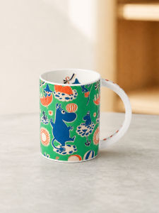 LOTUS BLUE | Moomin Patterned Bone China Mug