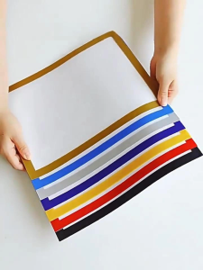 A4 Magnetic Picture Photo Frame Self-Adhesive Magnetic Sign Holder Wall Frame for Office Home Use