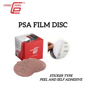 CARBO PANEL 5 inch PSA Film Disc 125mm (P40-P400)Buffing Disc for Grinding/Car/Polishing stick plate