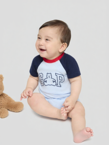 Gap | Cotton Summer New Born Onesie with Embroidery