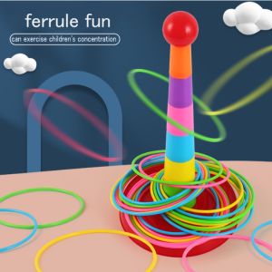Rainbow Throwing Circle Toys Outdoor Sports Games Childrens Creative Educational Toys Childrens