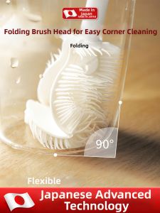 TAOKOU | Long Handle Non-blind Spot Bottle & Cup Brush