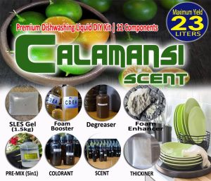 Calamansi scent|Premium Quality DIY Kit|12 COMPONENTS| up to 23 iters Yield | Longer shelf life (18 months)