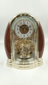 100% ORIGINAL CROCODILE Quiet Sweep Luxury Rotating Pendulum Table Clock [Jam Meja] CPT4208 CPT4208ARKS2