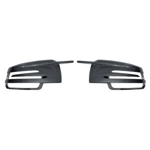 For Mercedes Benz W176 W246 W212 W204 C117 X156 X204 W221 A B C E S CLA GLA GLK Class Carbon Fiber Car Rearview Mirror Cover Cap