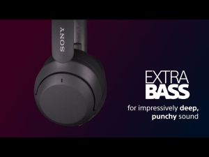 หูฟังบลูทูธ Sony WH-XB910N พร้อมเคส หูฟังไร้สายพร้อมไมโครโฟน ระบบเสียงสเตอริโอไฮไฟ ตัดเสียงรบกวน หูฟังสำหรับเล่นเกม หูฟังฟังเพลง