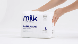 [BUNDLE] MILK Baby Diaper Flexi Tape NB44 S96 M84 L72 XL60 (2 packs)