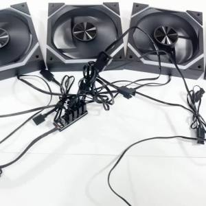 Bộ Chia Quạt PWM 4 Chân 1/2 Cái 1 Đến 5 Đầu Ra Dùng Cho Quạt Làm Mát CPU Quạt Case PC Cáp Chia 5 Chiều Có Dây Bọc - Phụ Kiện Làm Mát & Dụng Cụ PC