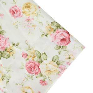 1.6m Ins Style Pure Cotton Plaid Flamingo Floral Print Fabric Handmade DIY Bedding Curtain Full Cotton Material Home Decor