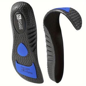 1 Pair Sports Insoles Elastic Running Insole For Shoes Arch Support Insole Absorption Deodorant Breathable Insoles