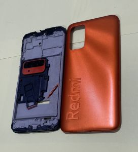 Vỏ thay thế điện thoại Redmi 9T-2021 có luôn kính camera sau khay sim
