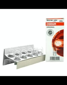 Osram | OSRAM T20 HALOGEN BULB 7505 W21W 12V REVERSING BULB SIGNAL LAMP AUTOMOTIVE LIGHTING SYSTEM