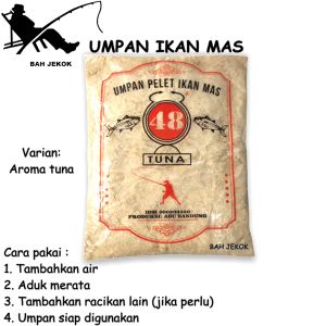 Umpan Siap Pakai 48 Tuna Coklat untuk Ikan Mas & Nila